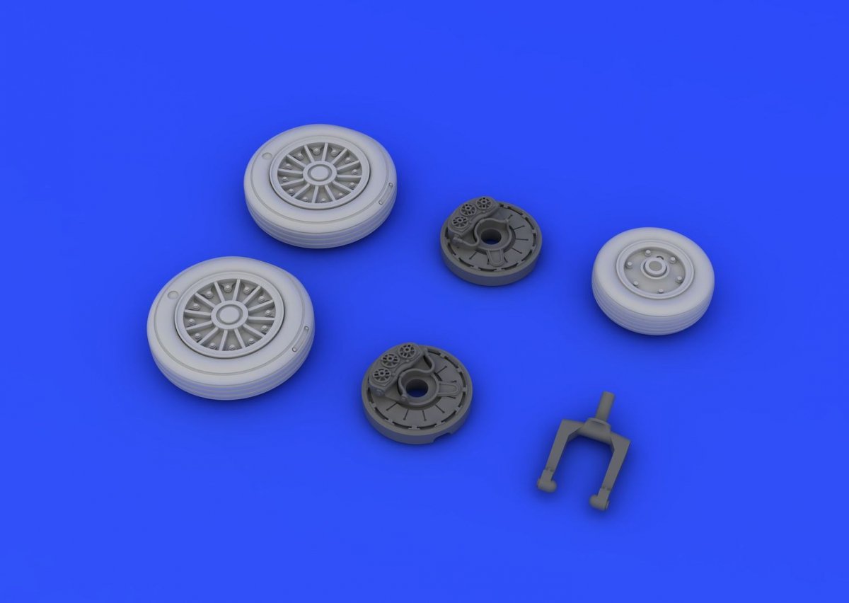 Roues Eduard 648213 A-4E début 1/48 (EDUARD, HASEGAWA)  – image 4