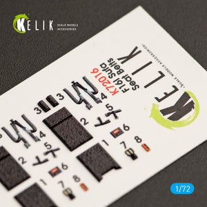 KELIK K72016 F-16I « SUFA » DÉCALCOMANIES 3D INTÉRIEURES POUR MAQUETTE KINETIC 1/72 – image 2