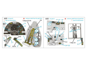 Intérieur imprimé en 3D et coloré sur papier décalcomanie Quinta Studio QD32211 Westland Whirlwind FB Mk.I (Special Hobby) 1/32  – Bild 2