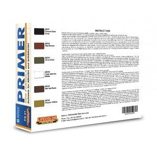 Coffret acrylique Lifecolor PS01 avec 6 apprêts colorés – image 2