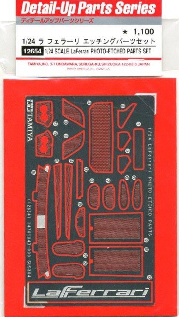 Pièces de détail en photogravure pour Tamiya 12654 LaFerrari