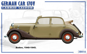 MiniArt 38016 VOITURE ALLEMANDE 170V BERLINE CABRIOLET 1/35 – Bild 6
