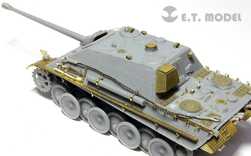 Maquette ET Model E72-011 Jagdpanther allemand de la Seconde Guerre mondiale (première production) pour kit DRAGON au 1/72 – image 4