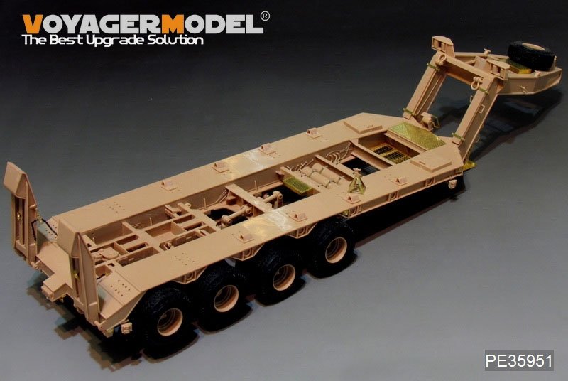 Voyager Model PE35951 Semi-remorque pour engins lourds M911 C-HET et M747 de l&amp;#39;armée américaine moderne pour MENG SS-013 1/35 – immagine 26
