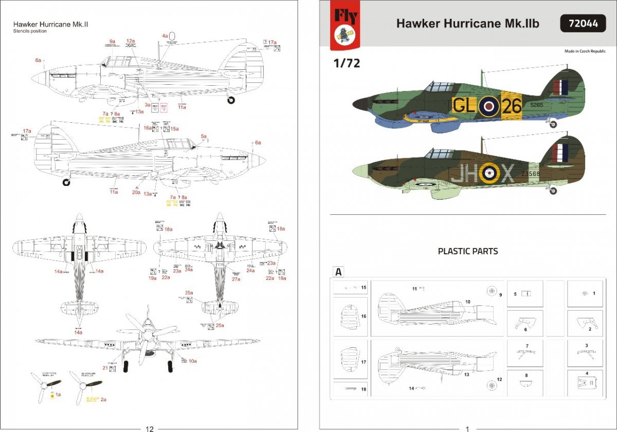 Fly 72044 Hawker Hurricane Mk.IIb 1/72 – imagen 3