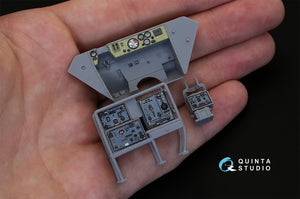 Intérieur imprimé en 3D et coloré sur papier décalcomanie Quinta Studio QD35011 KFZ 251 Ausf.A (pour kits ICM) 1/35 – Bild 6