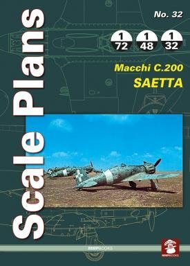 Livres MMP 81111 Plans à l&amp;#39;échelle no. 32 Macchi C.200 Saetta FR