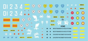 Star Decals 72-A1043 Vietnam 2. M113A1, M113 avec canon sans recul, M132 Zippo, porte-munitions M548, M577 1/72 – image 3