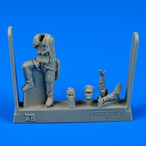 Aerobonus 480140 Pilote de chasse de l&amp;#39;USAF Seconde Guerre mondiale - 8e armée (Champs de bataille européens) 1/48