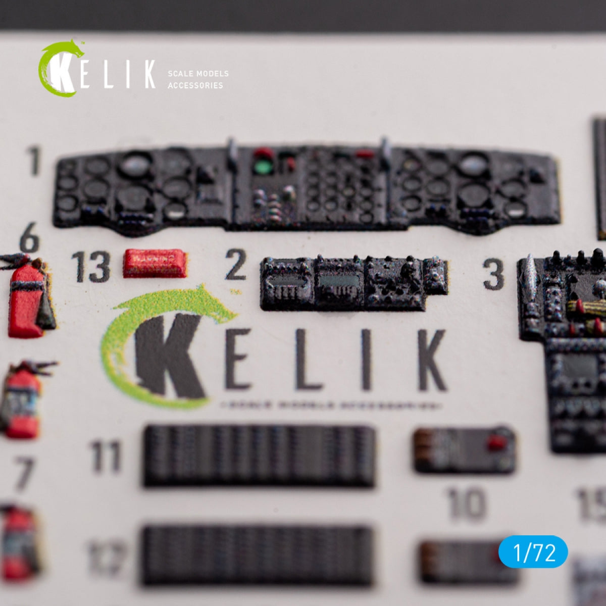 KELIK K72144 HC.1 Chinook - décalcomanies 3D intérieures pour maquette Airfix au 1/72 – image 3