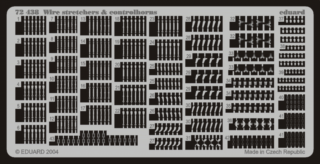 Eduard 72438 Tendeurs de câbles et guignols 1/72