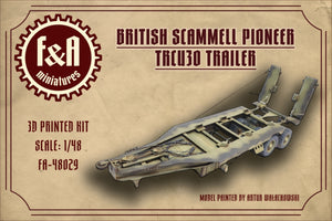 Remorque TRCU30 F&amp;amp;A Miniatures FA-48029 à l&amp;#39;échelle 1/48