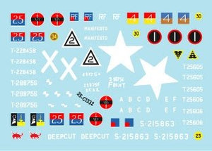 Star Decals 35-C1332 Chars en Birmanie. Sherman Mk V britannique, Sherman Mk V AOP, M3 Lee, M7 Priest HMC. Échelle 1/35 – immagine 2