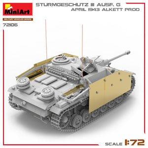 MiniArt 72106 STURMGESCHUTZ III AUSF. G, AVRIL 1943 ALKETT PROD. 1/72 – image 6