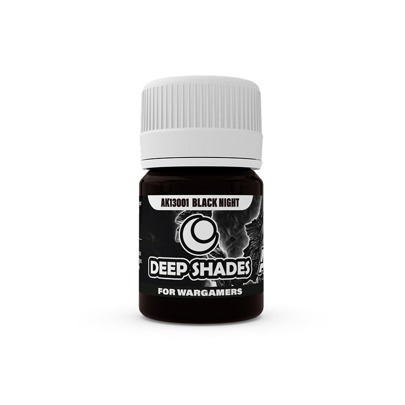 AK Interactive AK13001 BLACK NIGHT – Teintes profondes 30 ml