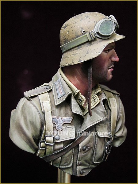 Young Miniatures YM1839 Infanterie allemande DAK Afrique du Nord Seconde Guerre mondiale 1943 1/10  – immagine 7