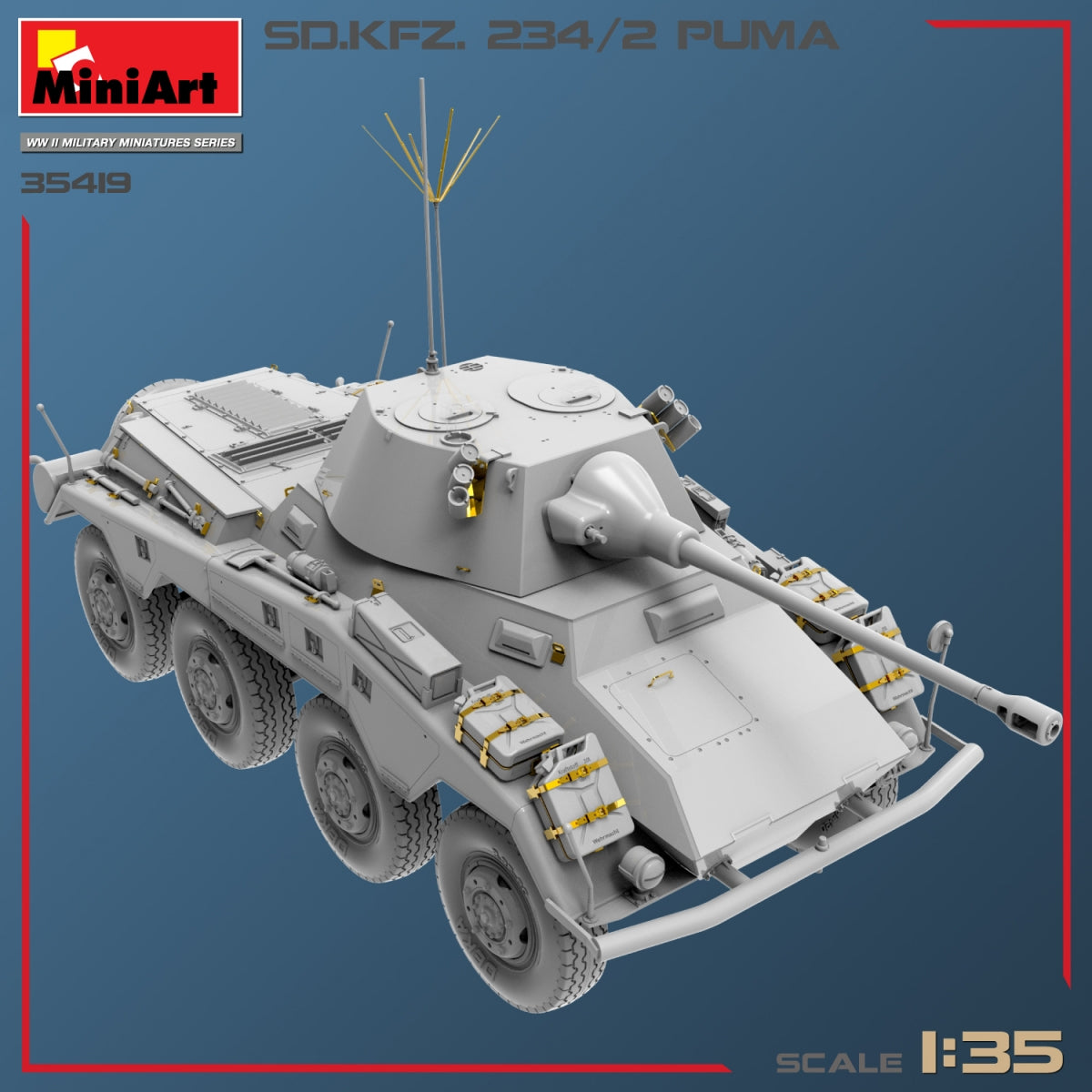 MiniArt 35419 SD.KFZ.234/2 PUMA 1/35 – immagine 16