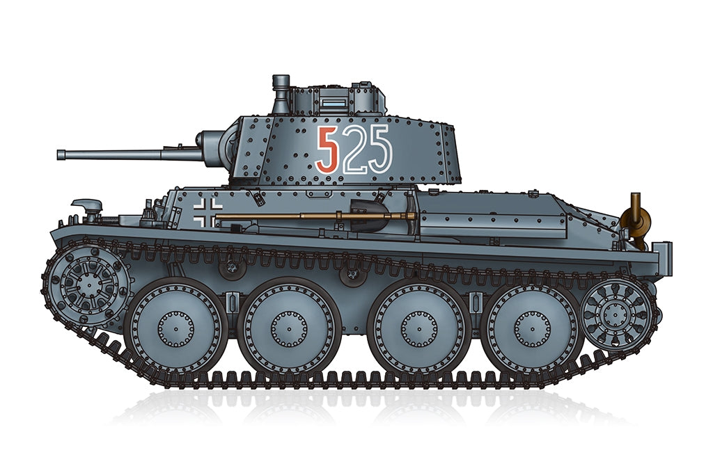 Hobby Boss 82956 Pz.Kpfw allemand. 38(t) Ausf.E/F 1/72