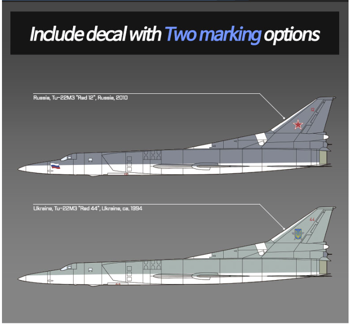 Academy 12636 Tu-22M3 Backfire C 1/144 – immagine 4