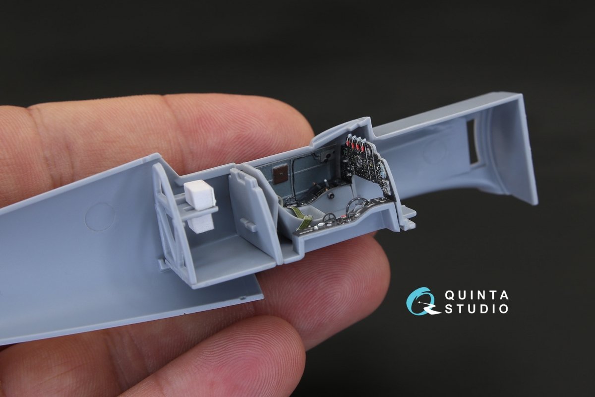 Intérieur imprimé en 3D et coloré sur papier décalcomanie Quinta Studio QD48023 La-9 (pour kit ARK) 1/48  – image 4