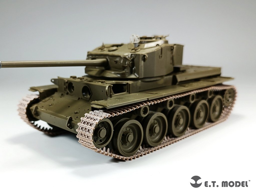 ET Model P35-068 Chenilles fonctionnelles pour char de croisière britannique A34 Comet, compatible avec la maquette TAMIYA (impression 3D), échelle 1/35  – immagine 5