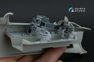 Intérieur imprimé en 3D et coloré sur papier décalcomanie (Italeri) de la Quinta Studio QD+32231 Tornado ECR (avec pièces en résine imprimées en 3D) à l&amp;#39;échelle 1/32 – imagen 11