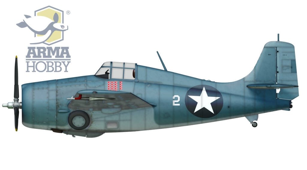 Arma Hobby 70049 Cactus Air Force F4F-4 Wildcat + P-400/P-39D Airacobra Deluxe Set 1/72 – image 10