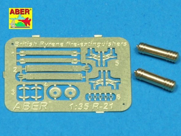 Extincteurs à pyrone Aber R-21 de la Seconde Guerre mondiale (modèle ancien) utilisés dans l&amp;#39;armée britannique (1/35)