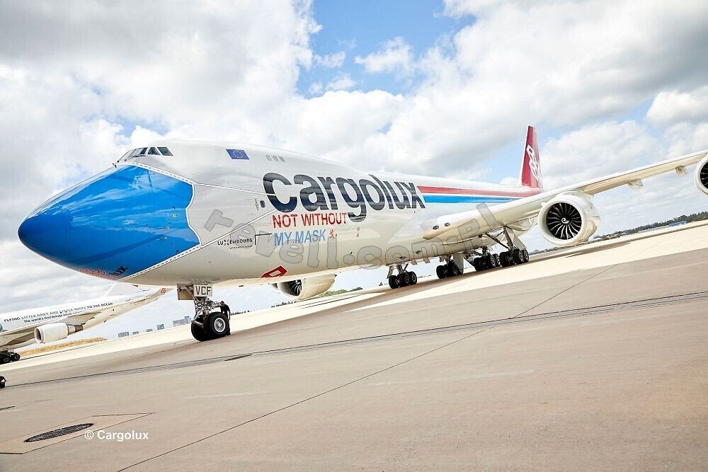Revell 03836 Boeing 747-8F Cargolux &amp;quot;Masque&amp;quot; 1/144  – immagine 2