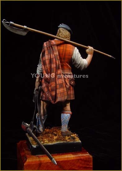 Young Miniatures YH9004 Highland Clansman 1746 90mm – zdjęcie 5