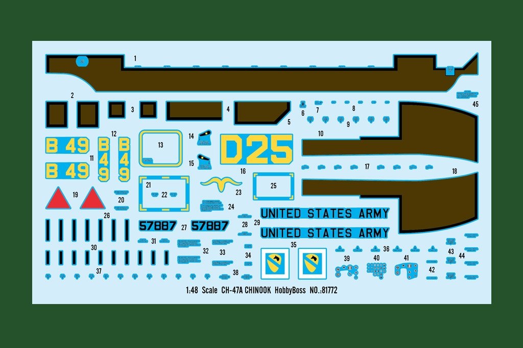 Hobby Boss 81772 CH-47A Chinook 1/48 – image 9