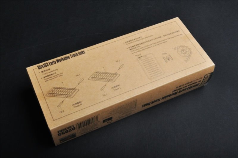 Maillons de chenille fonctionnels Trumpeter 02055 Strv103 (première version) au 1/35 – image 3