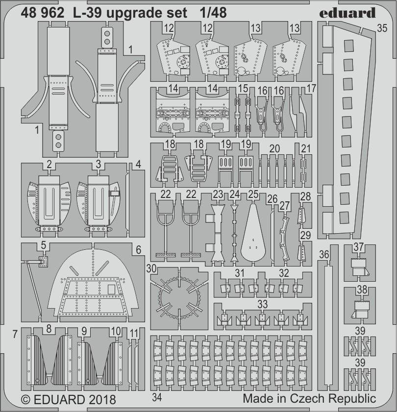 Kit de mise à niveau Eduard 48962 L-39 EDUARD 1/48