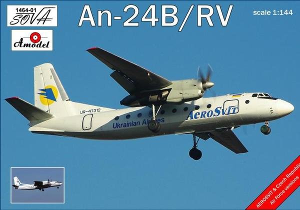 Modèle A 01464-1 Antonov AN 24B/RV 1/144