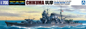 Aoshima 04535 Croiseur lourd japonais Chikuma 1/700