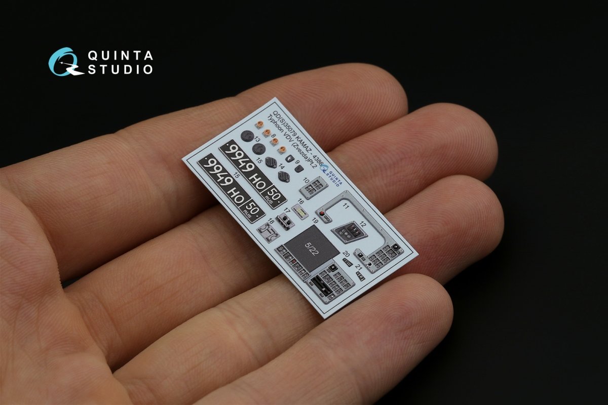 Quinta Studio QDS-35079 K-4386 Typhoon VDV 3D-Printed &amp;amp; colored Interior on decal paper (Zvezda) (Small version) 1/35 – image 10