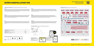 Heller 58391 Super Constellation TWA - Kit de démarrage 1/72 – immagine 4