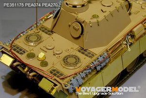 Maquette Voyager PE351175 Panther G allemand de la Seconde Guerre mondiale, version de base (pour HOBBYBOSS 84551) 1/35 – image 6