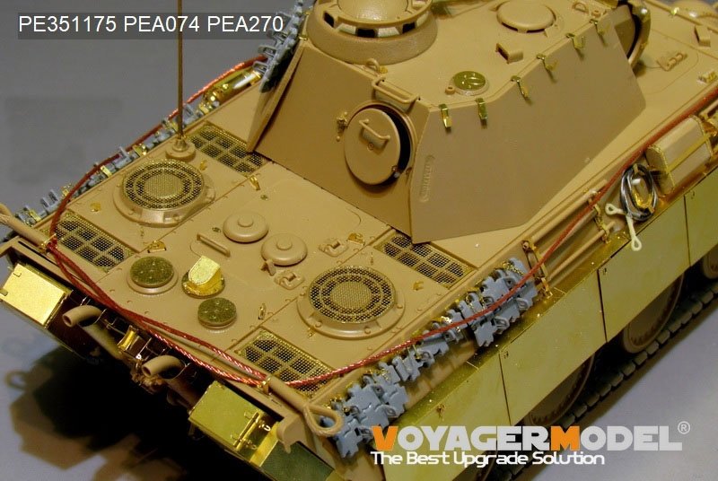 Maquette Voyager PE351175 Panther G allemand de la Seconde Guerre mondiale, version de base (pour HOBBYBOSS 84551) 1/35 – image 6