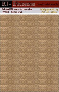 Accessoires imprimés RT-Diorama 35894 : Papier peint n° 24 1/35