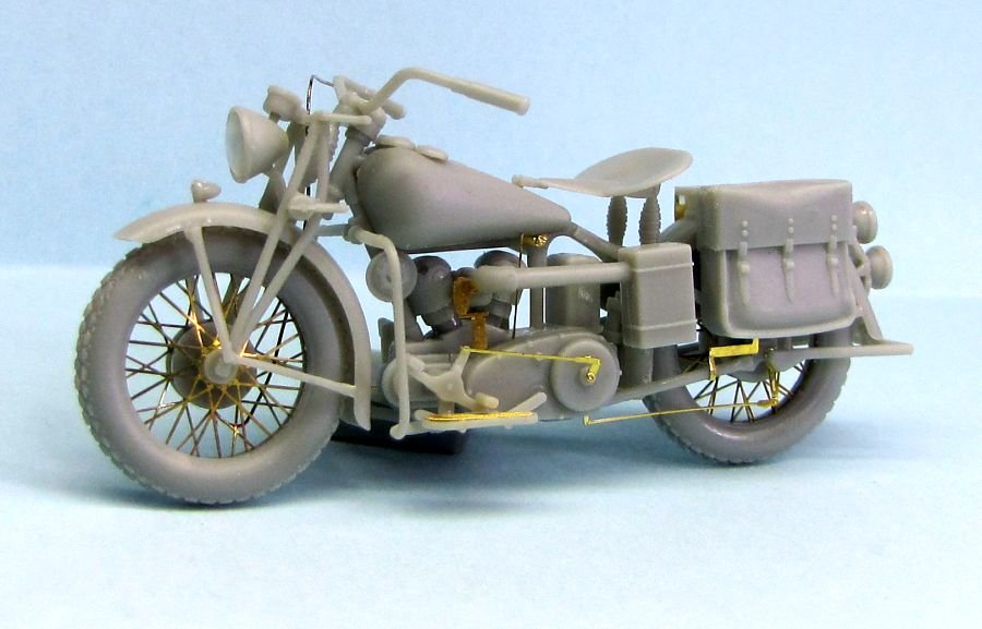 Moto militaire américaine Thunder Model 35003 Indian 741B 1/35 – Bild 3