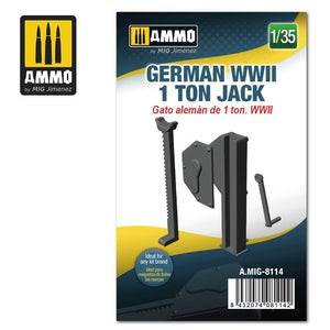 Munitions pour Mig 8114, Jack allemand de 1 tonne de la Seconde Guerre mondiale, échelle 1/35
