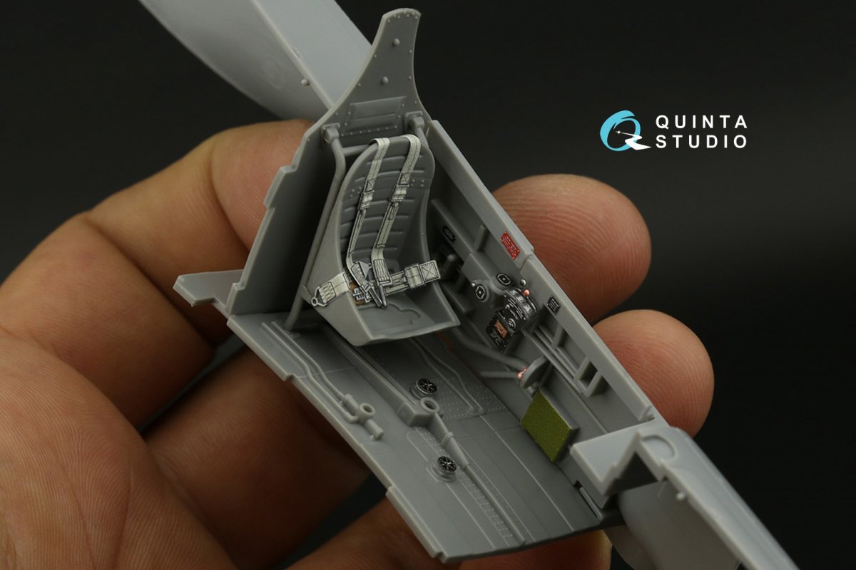 Intérieur imprimé en 3D et coloré sur papier décalcomanie Quinta Studio QD32137 P-40E/K (Hasegawa) 1/32  – image 10