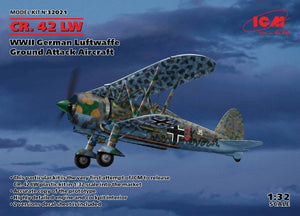ICM 32021 CR. 42 LW, Avion d&amp;#39;attaque au sol de la Luftwaffe allemande de la Seconde Guerre mondiale, échelle 1/32