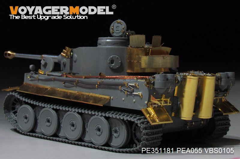 Maquette Voyager PE351181 Char Tiger I allemand de la Seconde Guerre mondiale, première production (pour Border BT-010) 1/35 – Bild 6