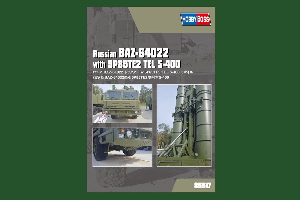 Hobby Boss 85517 BAZ-64022 russe avec TEL S-400 5P85TE2 (1/35) – image 3