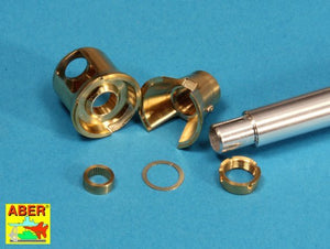 Aber 16L-08 Frein de bouche ancien pour le canon des premiers chars Tiger I et Tiger II (tourelle Porsche) / Frein de bouche ancien pour le canon de 8,8 cm des Tiger I et Tiger II (tourelle Porsche) allemands, échelle 1/16 – image 17