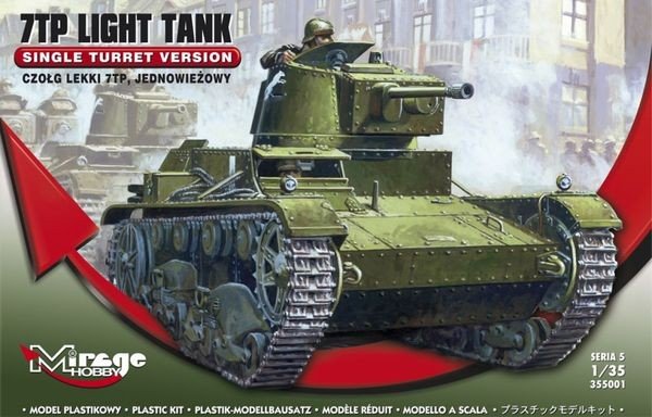 Mirage Hobby 355001 7TP Char léger à tourelle unique (1/35)