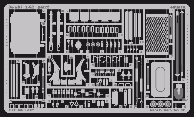 Eduard 35507 T-62 1/35 Tamiya  – image 2