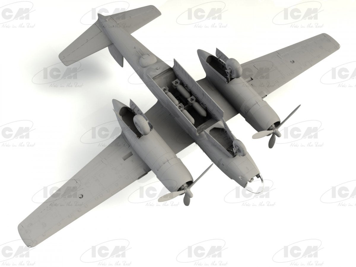 ICM 48288 A-26C-15 Invader avec pilotes et personnel au sol 1/48 – Bild 5